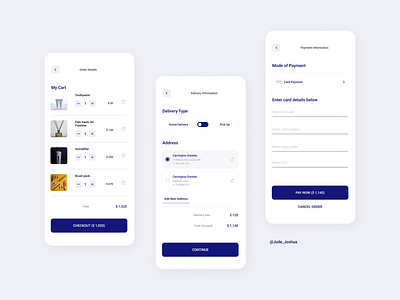 Ecommerce - Checkout step design designs illustration mobile typography ui ux web website