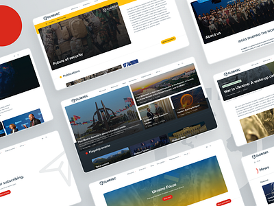 Globsec.org website redesign clean design global news newsportal simple ui ux uxui web webdesign