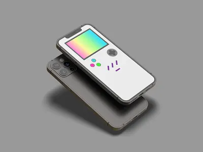 iPhone Wallpaper - Retro Game android background flat game illustration ios iphone minimal mobile retro wallpaper wallpaper design wallpapers