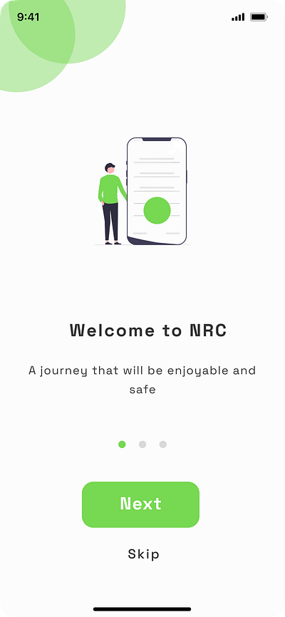 Onboarding screen 1 design figma ui