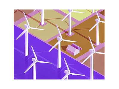 Birds Eye design energy grain graphic design greenenergy illustration illustration art land seaenergy sustainable vector windturbine