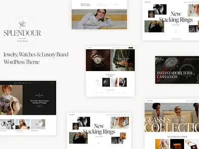 Splendour - Jewelry & Watches WordPress Theme blog design illustration logo web design webdesign wordpress wordpress design wordpress theme wordpress themes