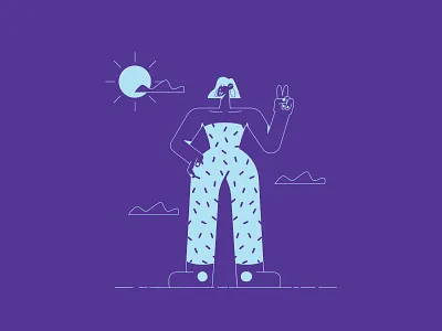 Peace II 2d art adobe illustrator behance character character design character designer design dribbble flat character flat design flat designer flat illustration freelance illustrator girl vector illustration illustrator outline illustration procreate vector women vector