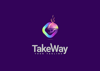 Takeway Logo 3d animation christeena chumma chumma.design design graphic design illustration illustrator logo motion graphics ui