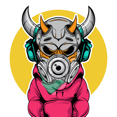 COOL DEVIL art character design doodle drawing graphic design illustration skull streetart urbanart vector