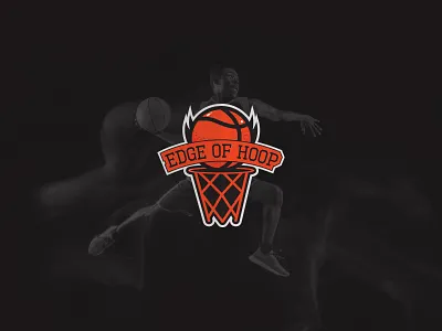 Logo design for school a basketball team | Edge of Hoop basketball logo logo design mascot logo sports logo