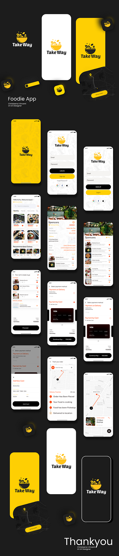 Foodie App 3d animation branding christeena chumma chumma.design design graphic design illustration illustrator logo motion graphics ui