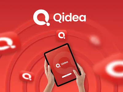 Qidea Startup Logo alphabet logo modern logo startup logo wordmark logo