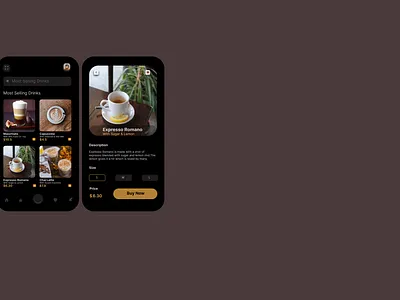 COFFEE LUXE APP app branding design illustration logo typography ui ux