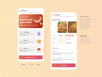 swiggy donate app design donate food food swiggy donate swiggy food ui