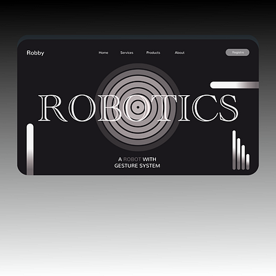 Robotics app branding design illustration logo ui ux