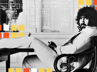 The Sound Worlds Of Vangelis collage design editorial editorial art