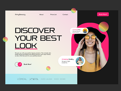 Beauty Website! beauty graphic design ui website websiteui