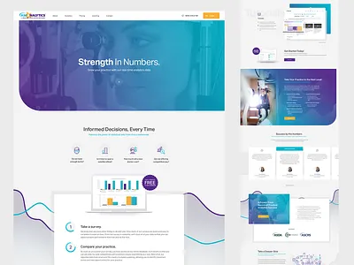 Optometry Analytics analytics benchmarking blue data data driven eyes optometry purple reporting ui user experience user interface design ux vision web design website