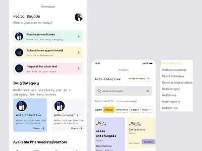 Telemedicine Mobile App app design typography ui ux