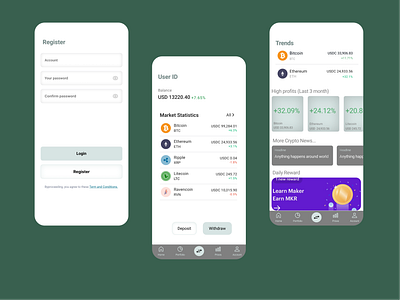 Pocket - Trading and Crypto Currency concept design app branding design designer figma graphic design ui ui kit ux uxui uxui design uxui desugn