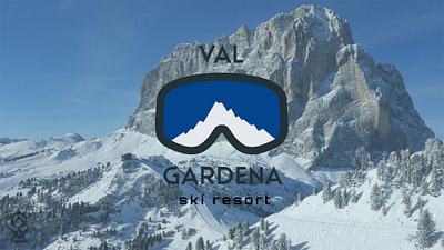 Val Gardena Ski Resort brand identity branding design graphic design logo visual identity