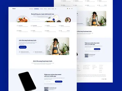 Ecommerce application landing page ecommerce product design ui ui design