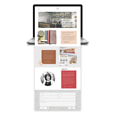 AH Interior Designer interior design website interior designer website web design web designer wix web design