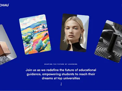 CHAU - Branding 3d ai animation app art branding education future graphic design logo motion graphics reach students ui ux