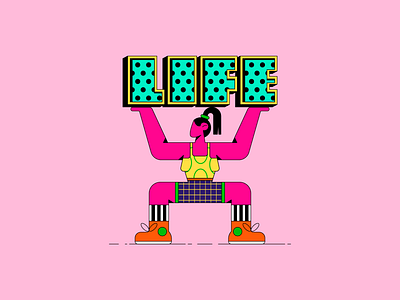 Trying to handle it! 2d art adobe illustrator behance character character design character designer colorfu illustration design dribbble flat design flat illustration freelance illustrator illustration illustrator procreate sport vector typography vector vector art women vector