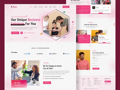 A Agnc - Creative Agency Website Design 3d agency appdesign branding business company corporate design graphic design illustration landingpage logo motion graphics template ui uiux website wix