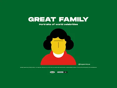 Copernicus copernicus copernicus digital avatar digital avatar flat illustration head portrait illustration nft vector illustration