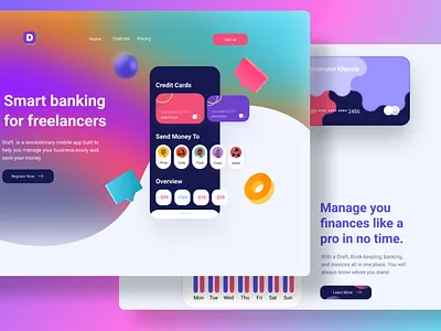 Banking Website banking website design ui ux website
