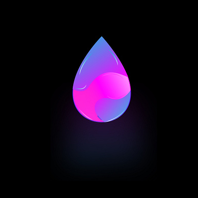 Water drop 3d logo 3d design graphic design illustration logo vector