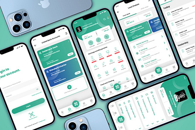 Digital Wallet Design branding card card design concept gradient color minimal mobile wallet ui