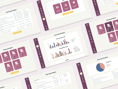 QA test manager app motion graphics qa testing ui web application