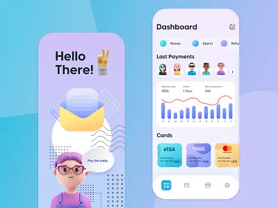 Pay App app application colors design ios iphone pay payment ui