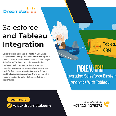 Find the Salesforce Tableau Integration | Dreamstel it solutions for retail industry retail it solutions salesforce consulting company salesforce tableau integration sfdc tableau integration