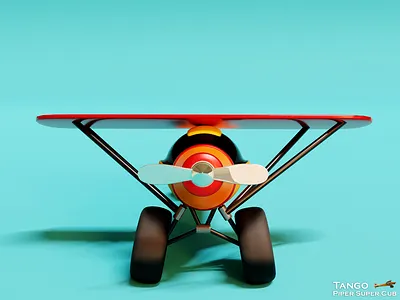 Tango Piper Super Cub 3d animation blender branding cartoon colors design graphic design illustration illustrator logo motion graphics