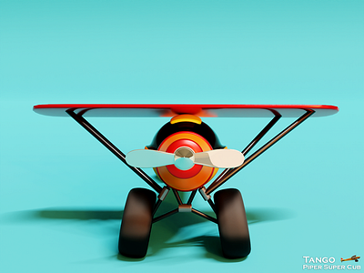 Tango Piper Super Cub 3d animation blender branding cartoon colors design graphic design illustration illustrator logo motion graphics