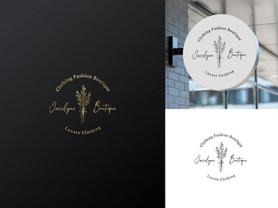 Clothing boutique logo botanical logo branding design graphic design logo logo branding logo design luxury logo minimal logo