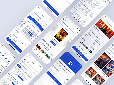 Motic - Cinema Ticket Booking App design ui uidesign ux