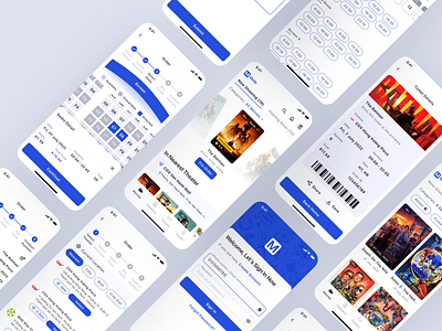 Motic - Cinema Ticket Booking App design ui uidesign ux