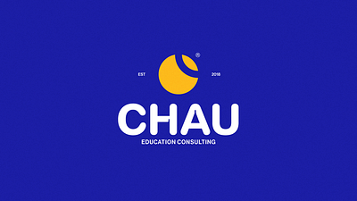 CHAU - BRANDING 3d ai animation brand branding education graphic design illustration logo motion graphics new students ui ux vector