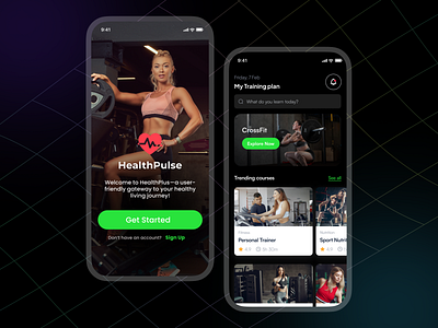 Fitness App Design app design fitness fitness club fitness data fitness tracker fitness trainer app fitness ui health app minimal mobile app design online training training ui workout