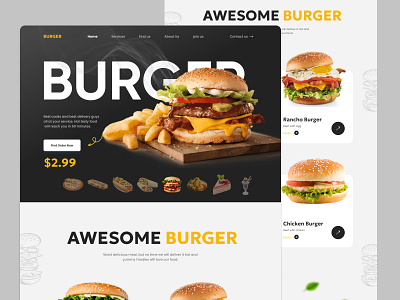 Burger Website Design