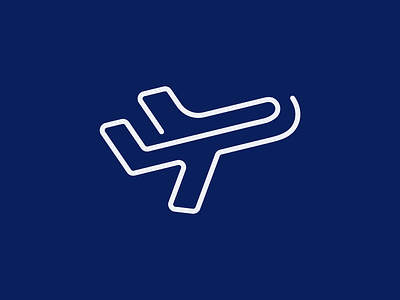 Airline Logo Design | Dribbble Weekly Warm Up adobe illustrator airline airplane airplane icon airplane illustration blue brand designer brand desing branding bulgaria geometric logo graphic design logo logomark minimalistic logo monoline singe line visuelle kommunikation лого лого дизайн