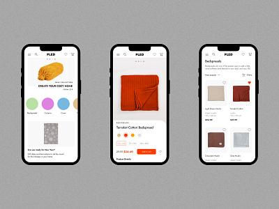 Store Textile for Home design ecommerce home textile mobile fisrt shop store textile ui ux web design