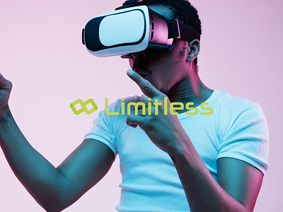 Limitless Logo Design brand identity brand strategy branding logo logo design vr