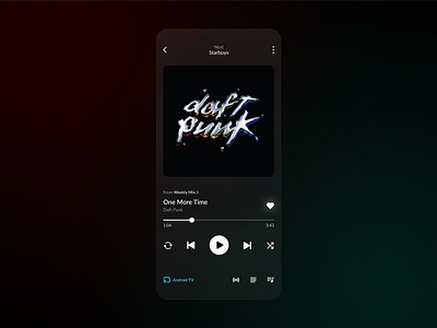 Daily UI Challenge 009 - Music Player dailyui design figma ui