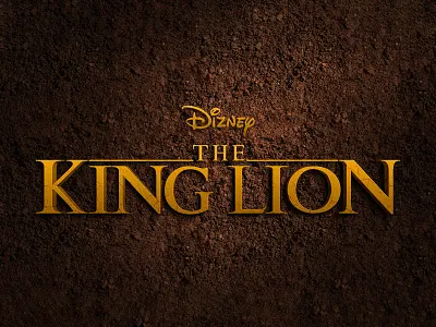 THE LION KING | Text Effect - Photoshop Template 3d 3d text africa animals animation cinematic design disney download file film lion logo mockup movie mufasa photoshop psd template the lion king