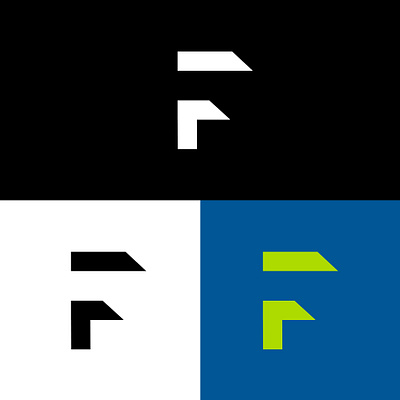 F Letter Logo Design animation branding graphic design logo motion graphics