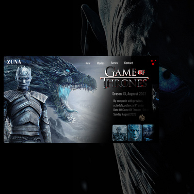 "Game Of Thrones" ui ux