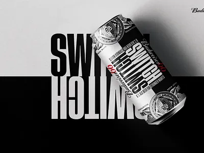 Bud66 Switch beer branding bud66 budweiser design logo packaging typography visual identity