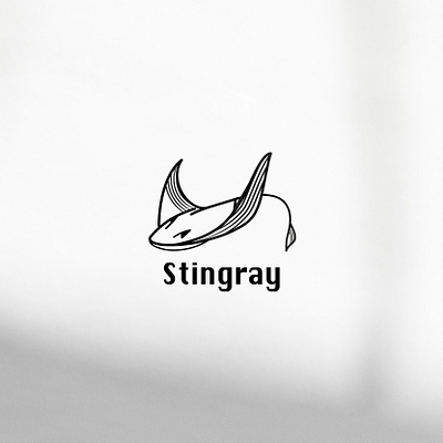 Stingray logo design brand branding design identity logo logo design logo mark logos vector vector logo